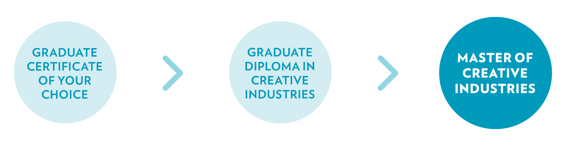 Progress to a Master of Creative Industries from a Graduate Certificate of your choice.